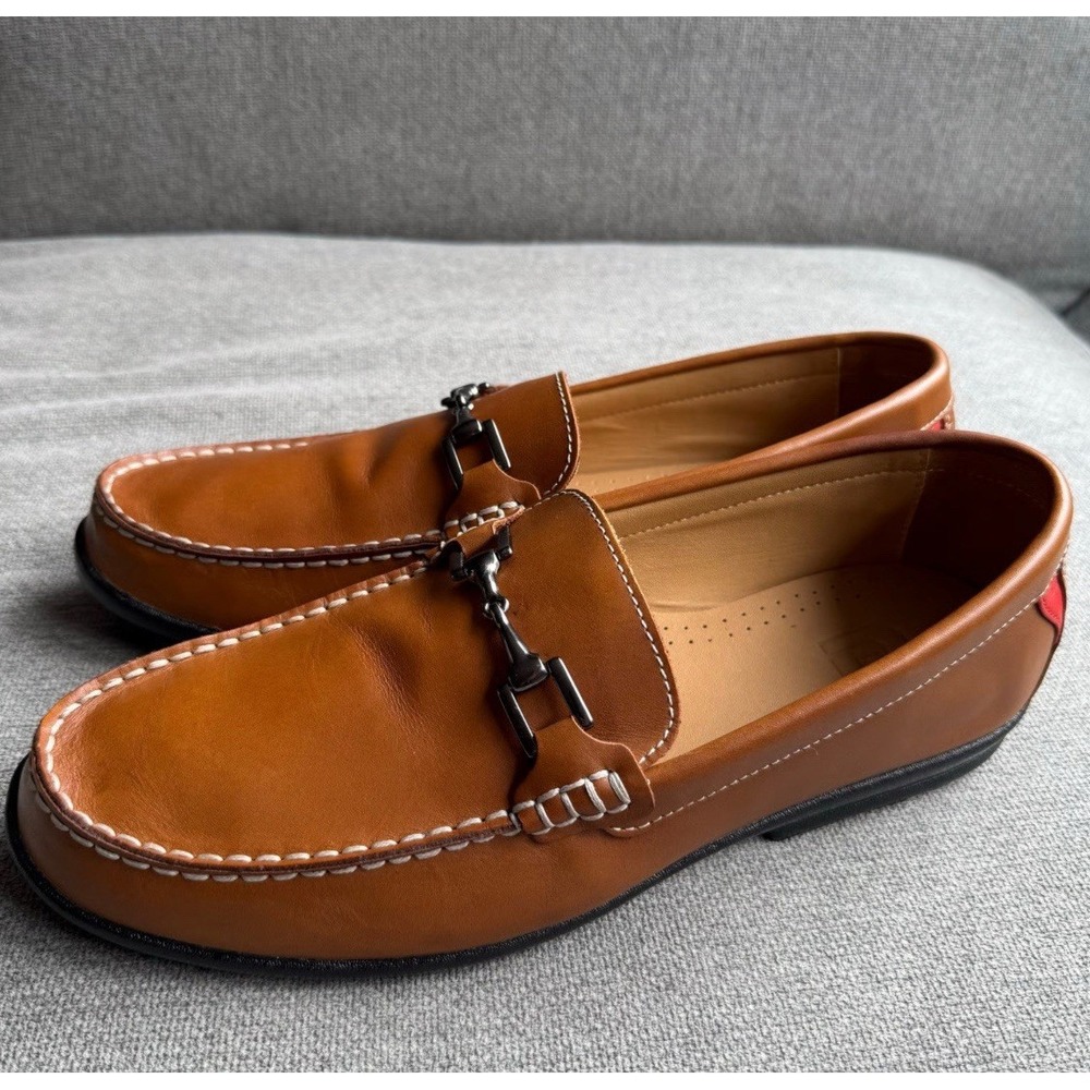 FootJoy Men's Brown Loafers Casual Men's Slip On Oxford Shoes Sz 9.5 Style 79008